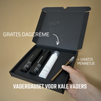 Vaderdagset - 2x SPF After shave kaal hoofd (+GRATIS dagcrème, pen en verzending)