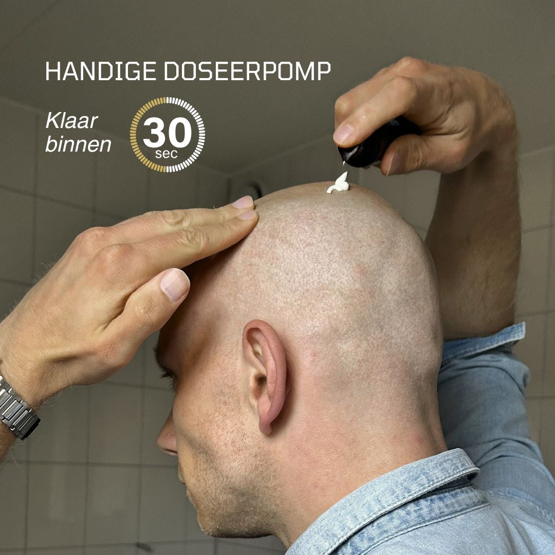 SET- 2x After shave met SPF kaal hoofd & gezicht + 1x Kaal hoofd reiniger